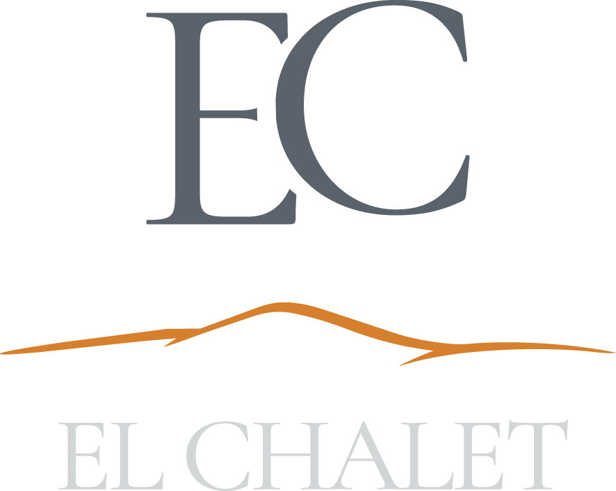 El Chalet full logo with mountain line, mountain house overlooking San Juan Puerto Rico