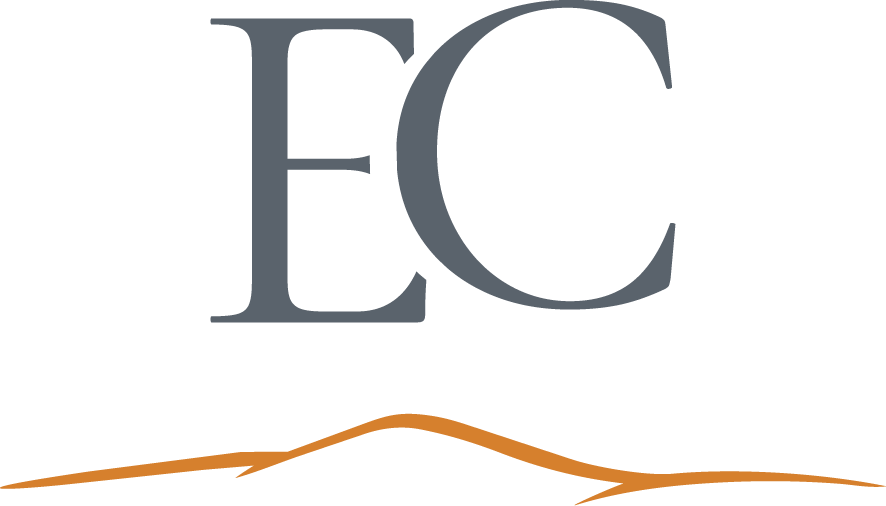 El Chalet EC logo with mountain line, boutique mountain house overlooking San Juan Puerto Rico
